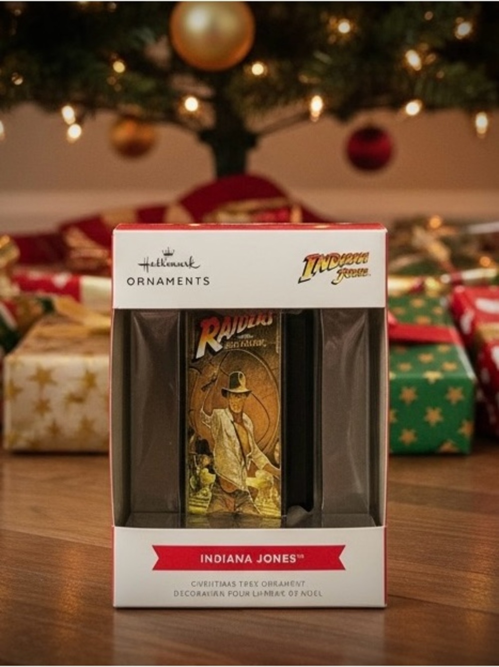 Indiana Jones VHS Ornament Hallmark Raiders Lost Ark Christmas
